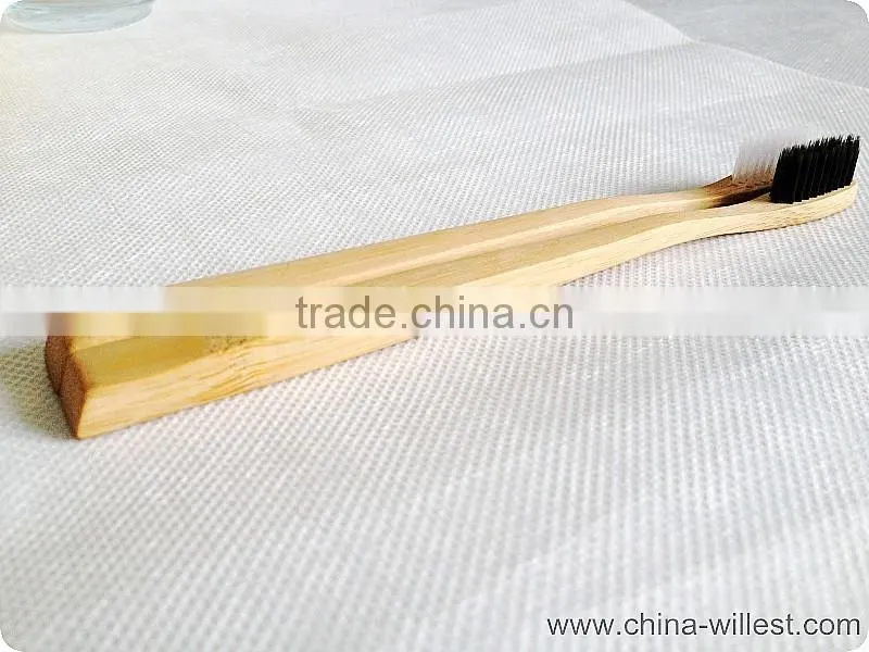 shaped wooden toothbrush, toothbrush
