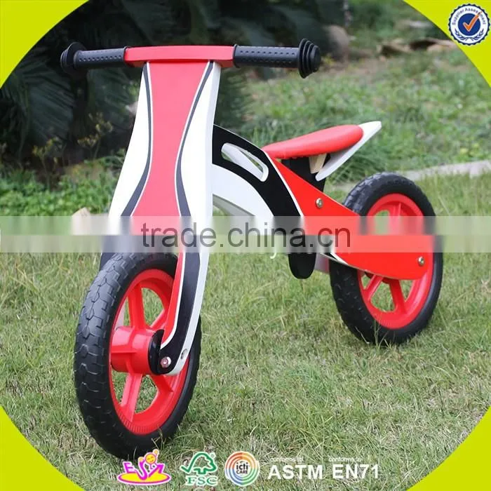 2017 New design wooden balance bike toy lovely wooden balance bike toy baby wooden balance bike toy W16C131
