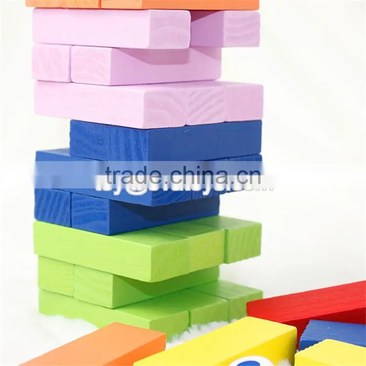 Creative intelligent stacking blocks wooden toys for kids W13D082