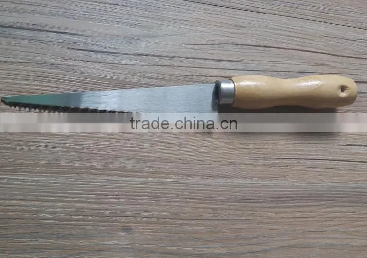high speed hand saw with big wooden handle