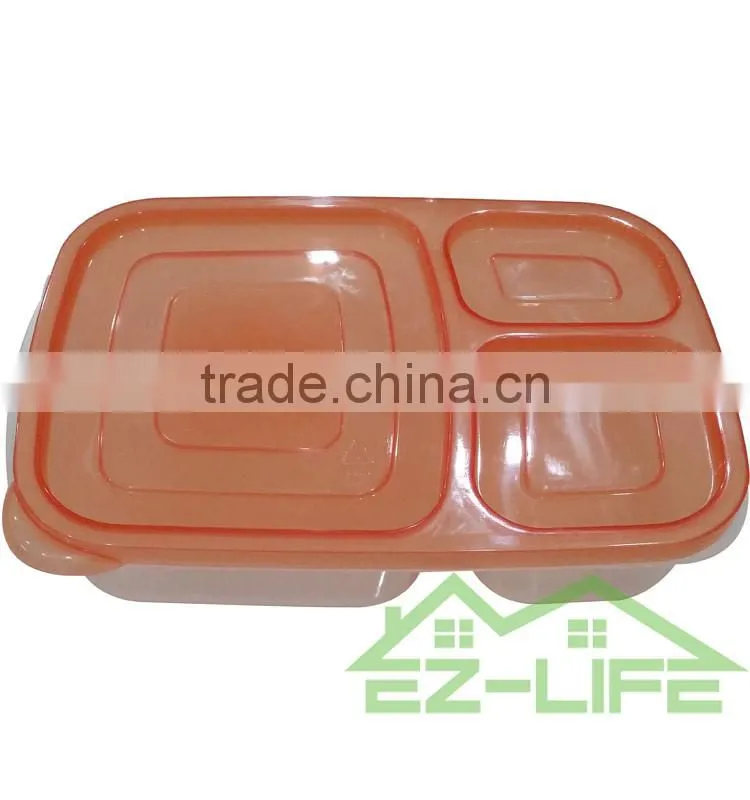 Best plastic disposable compartment cleakproof heap Plastic Lunch Box with lock