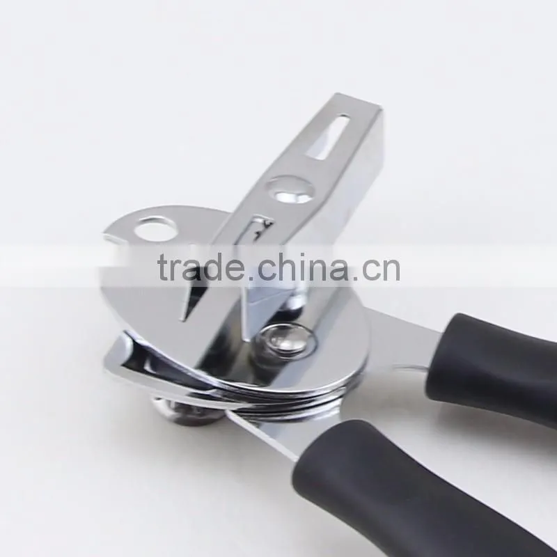 Black Handle Multi Can Opener for Kitchen Use