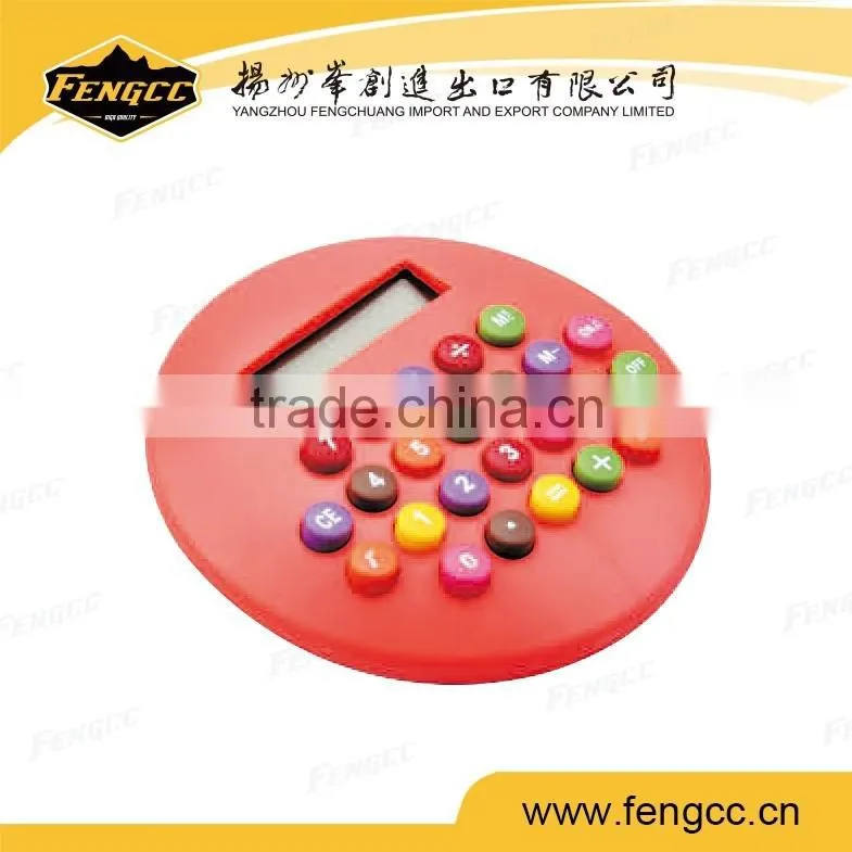 Hot sale promotion Round shape 8 digits small size scientific calculator