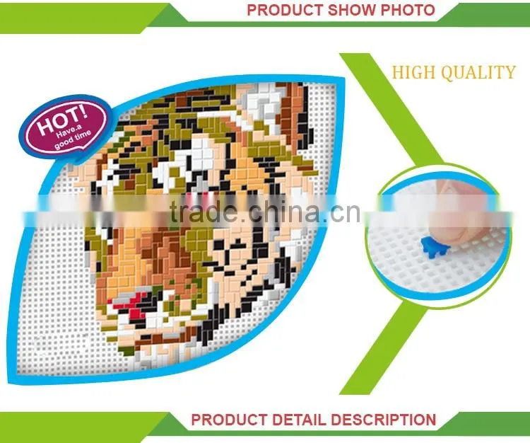 Hot sale diy mosaic puzzle game autism educational toys