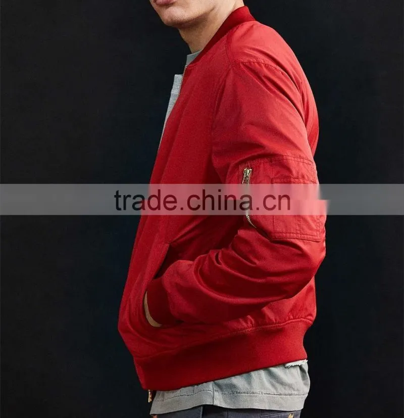 Custom Windproof Nylon Men's Sports Jacket