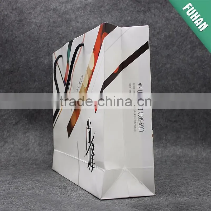 2017 Fashion Design High Quality Paper Shopping Bags