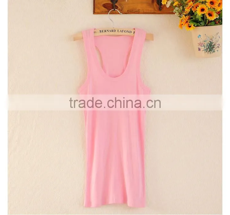 100%Cotton women summer tank top,Lady sexy tank top