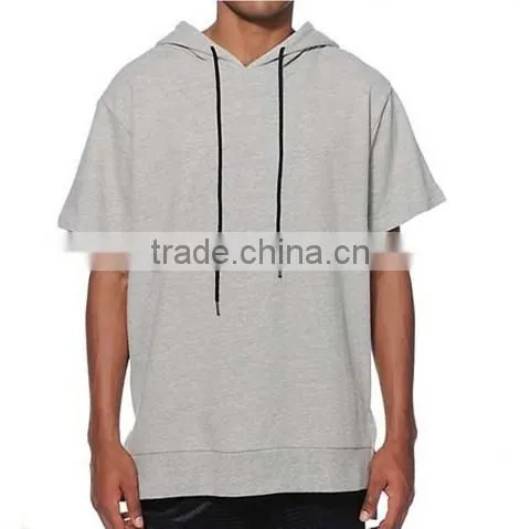 high quality wholesale mens short sleeve hoodies with hood