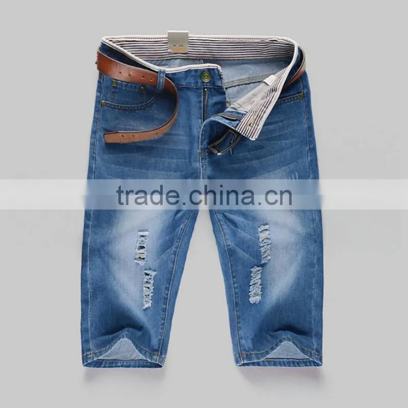 High Quality Low Price Men Short Jeans Boy Short Trousers
