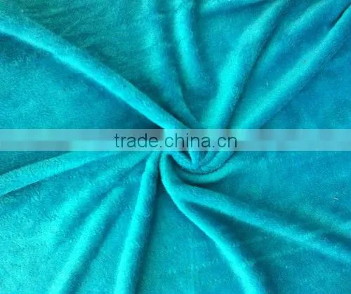 100% Polyester Solid Coral Fleece Fabric For Sale