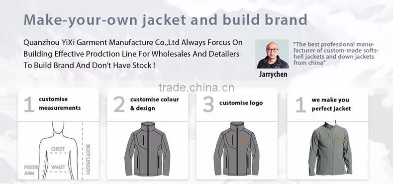 Wholesale custom kids outdoor softshell jackets with high quality