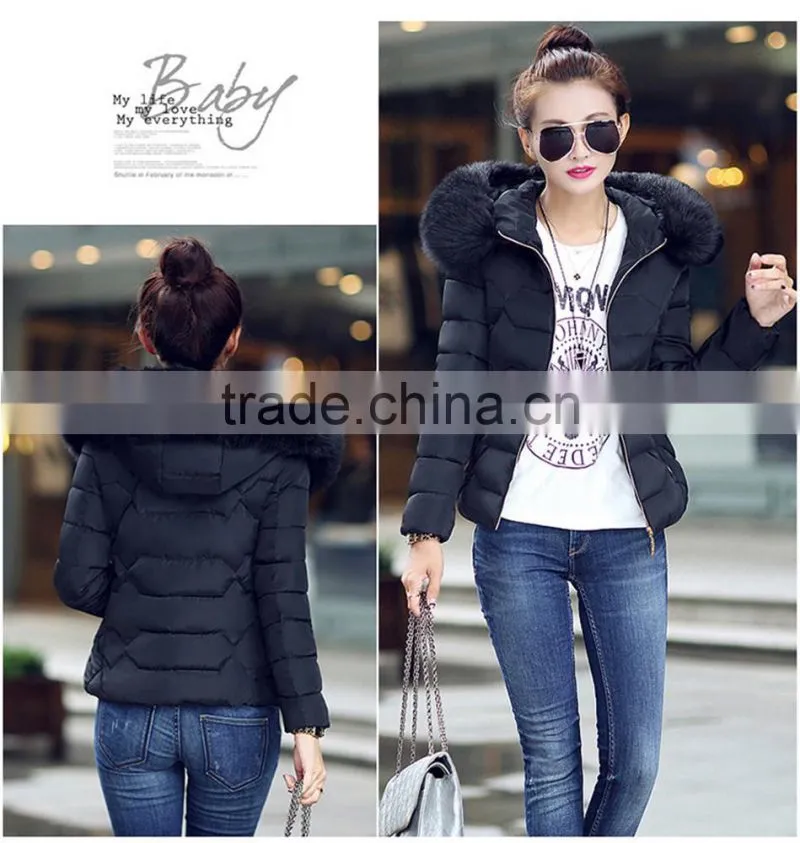 Fashion Womens Thicken Warm Winter Coat Hood Parka