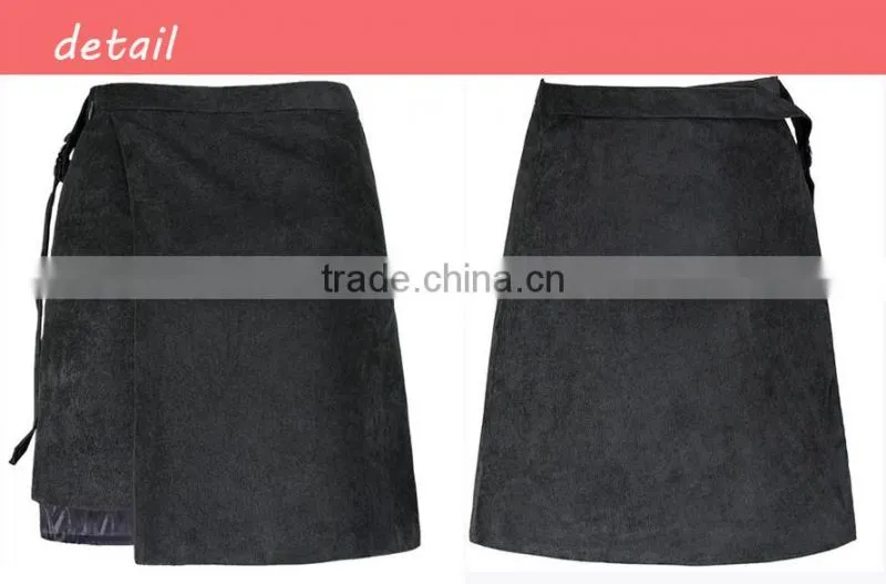 2017 A line corduroy wild mini skirt for lady