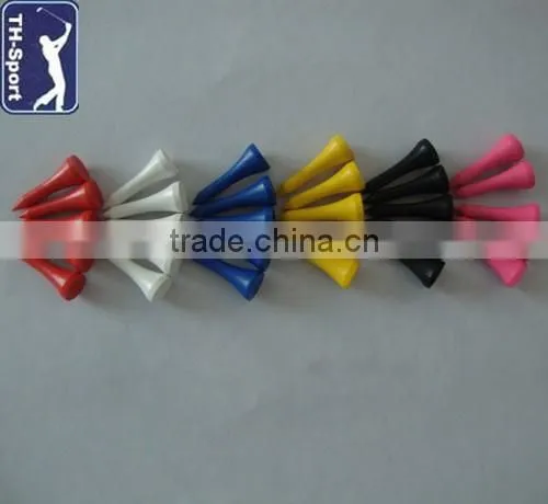 Colored personalized golf balls and tees
