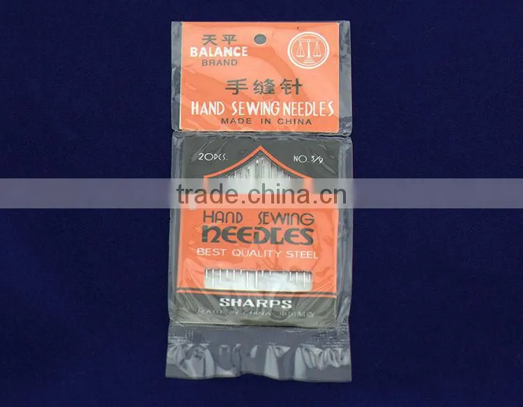 BALANCE BRAND HAND SEWING NEEDLE-SHARP 3-9