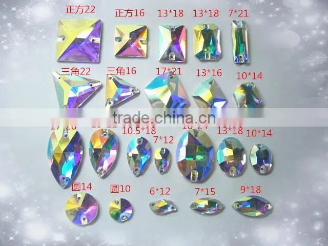 white clear crystal beads sew on beads for wedding dress