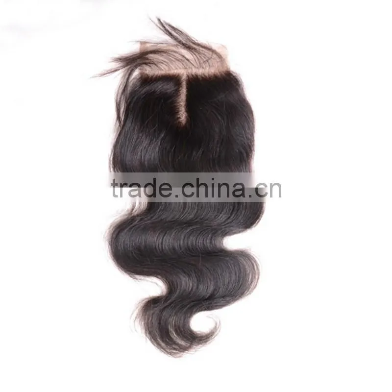 7A Closure Brazilian Body Wave Lace Closure Bleached Knots,4X4 Closure with Baby Hair Free Part Middle Part 3 Way