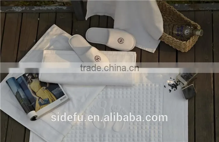 5-Star Hotel High Quality Non Slip Footprint Bath Mat Set