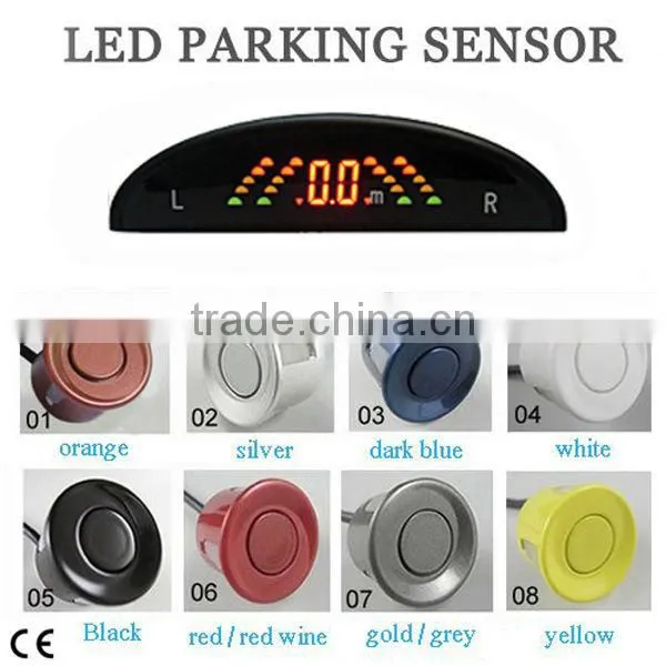 Rainbow LED Display Car Parking System Reversing Sensor