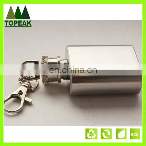 Custom Portable Men's stainless steel wine flagon Outdoor Travel hip flask