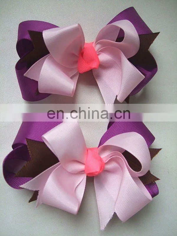 white bow tie for hair with spot