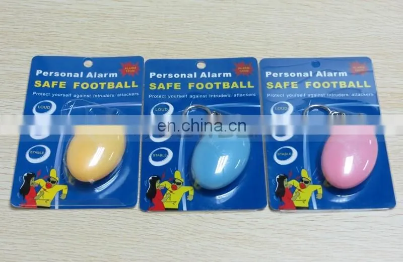 125dB Fright Loud Mini Egg Key Chain Personal Burglar Alarm Safe Ball Alert
