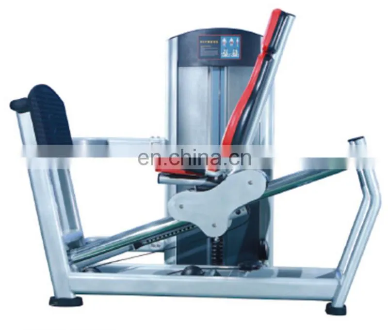 Commercial gym exercise equipment seated leg press for leg exercise
