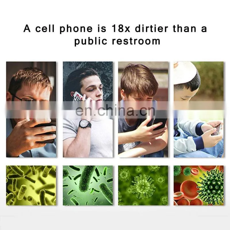 Portable UV light mobile phone aroma sterilizer, suitable for mobile phone toothbrush jewelry watch mobile phone UV sterilizer
