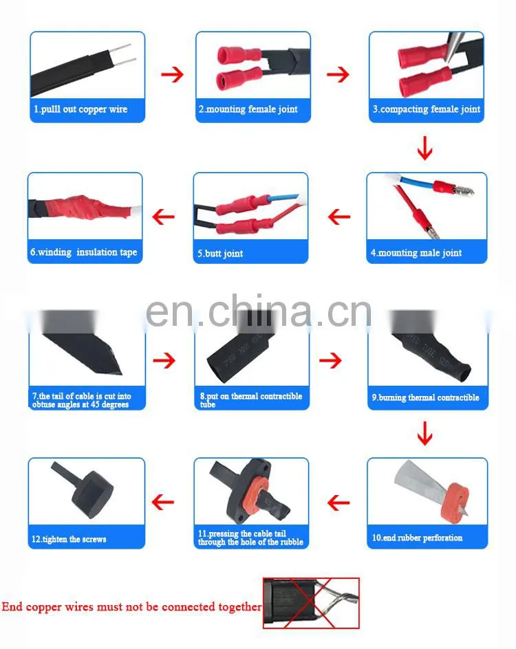 Electric Heating Floor System Floor Heating Wire Flame Retardant Electric Tracing Band From China