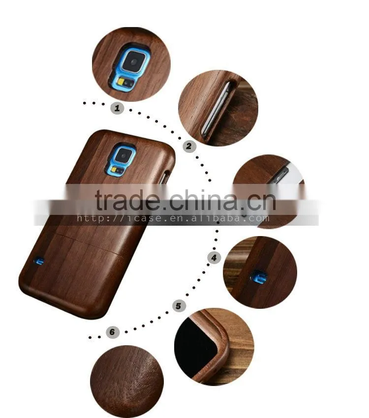 Bamboo mobile case for Samsung s5 case/Wood mobile phone case