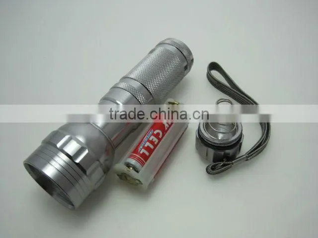 Aluminum 15+1 LED flashlight