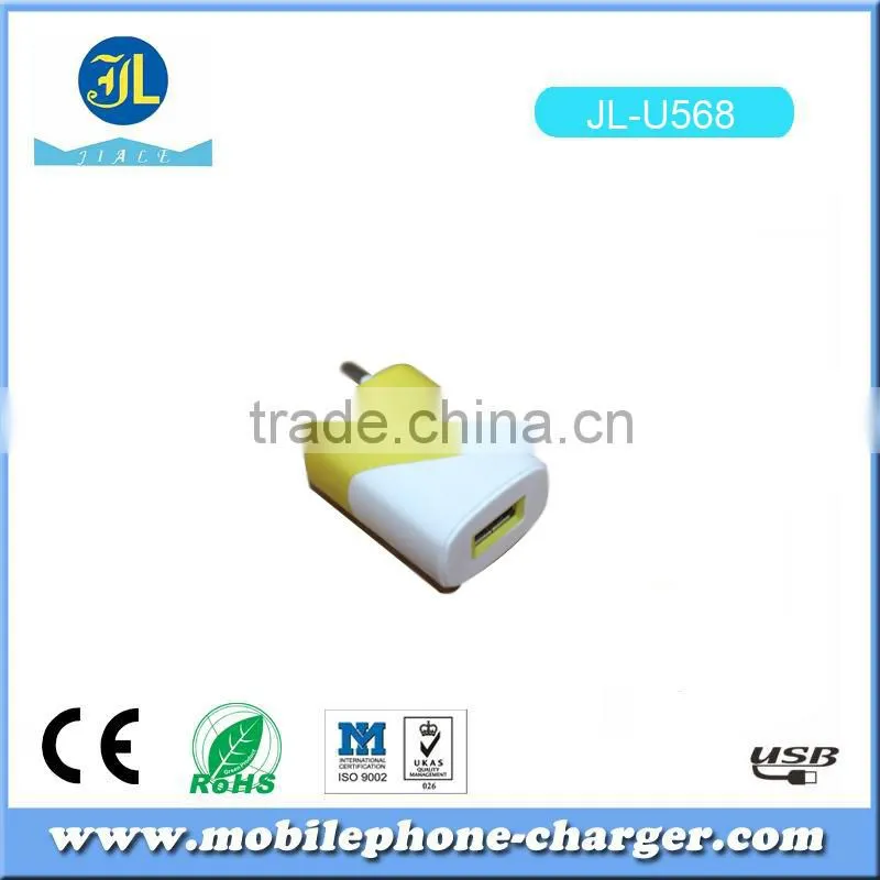 Mini phone accessories 2015 mobile charger usb travel charger for ladies