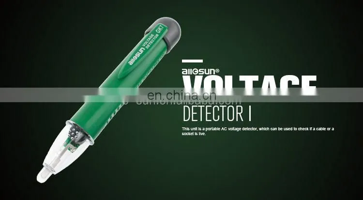 ALL SUN GK7 Non-Contact Voltage Detector 70-1000V AC Voltage Tester Pen Blister Packaging LED Lights Voltage Measurement