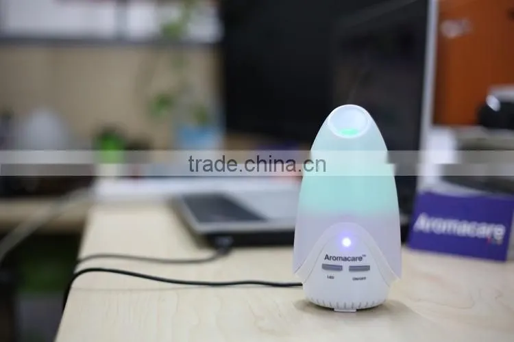 Mini Capacity 50ml USB Aroma Diffuser 7 colors LED lights Ultrasonic Diffusers For Essential Oils