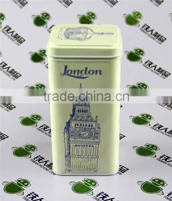 European style Big Ben Candy case tea tin box metal can