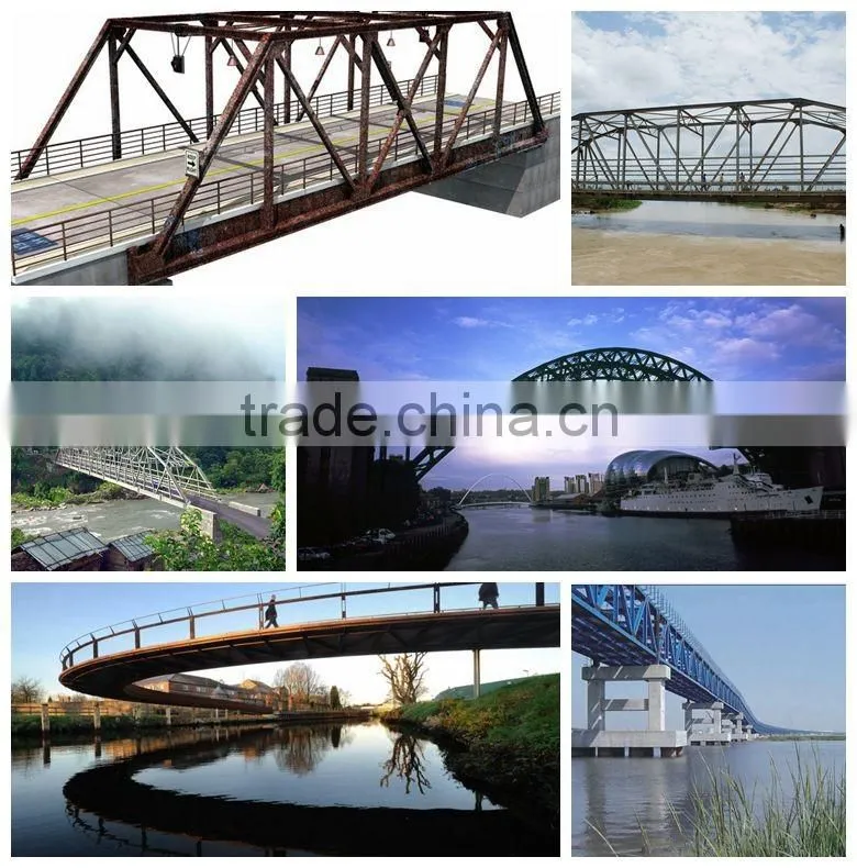 Prefab long span steel metal trestle
