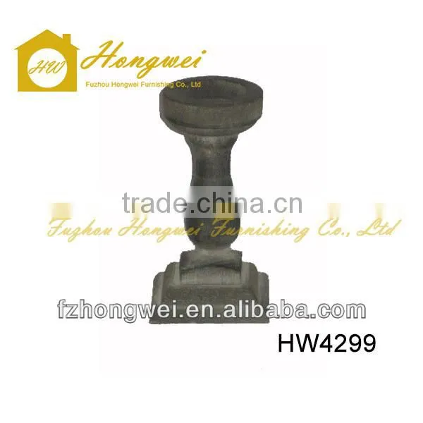 Hongwei 2013 Autumn antiquate brown wood candle holder