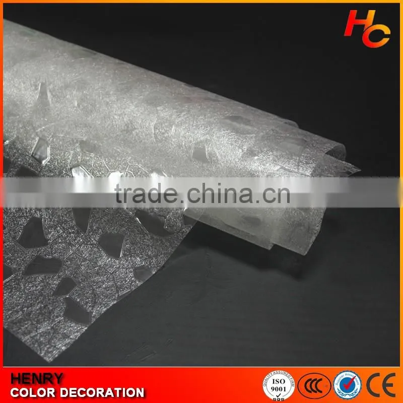 Super Grade self adhesive glass film decorative windows from China