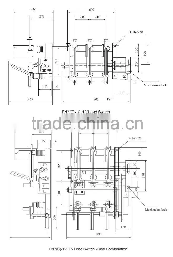 FN7-12 12KV Load Break Switch 11KV LBS