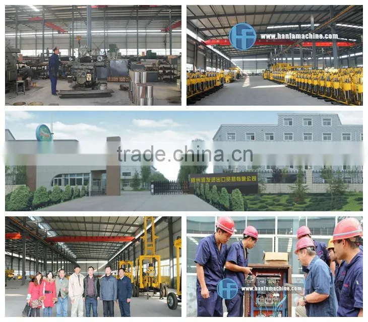 Most popular piling rig ,Three-walking ways, HF-360 auger water well drilling rig