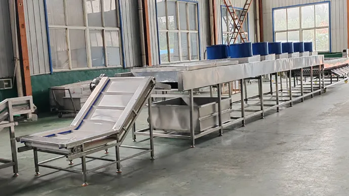 Crawfish Washing Machine Complete Sets of Crawfish Cleaning Cooking Processing Equipment Crawfish Production Line