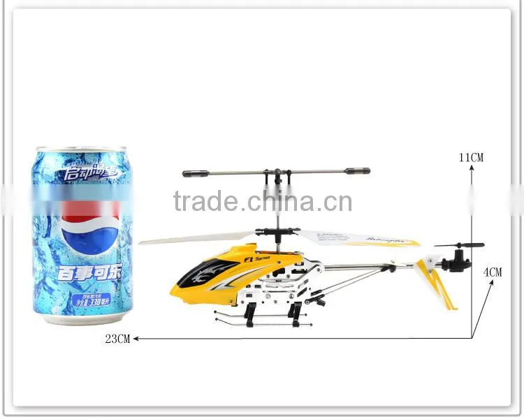 F101B 3.5 CH IR RC Helicopter Mini Metal Remote Control Helicopter Gyro RTF