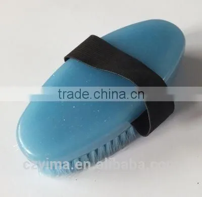 Glitter horse body brushes for cleaning/horse products