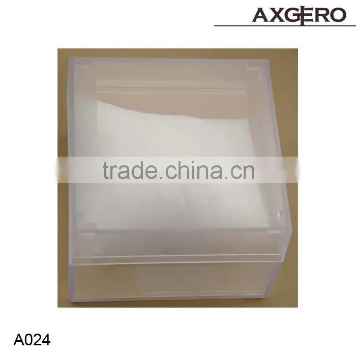 2016 clear plastic custom hanging watch packaging box wholesale