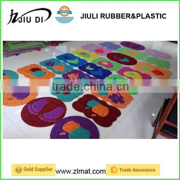 Anti-slip foam mats carpet flooring entry rug pvc door mat