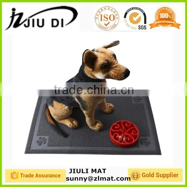 Semi-circle Pet PVC Placemat Dog Cat Litter Mat Doormat