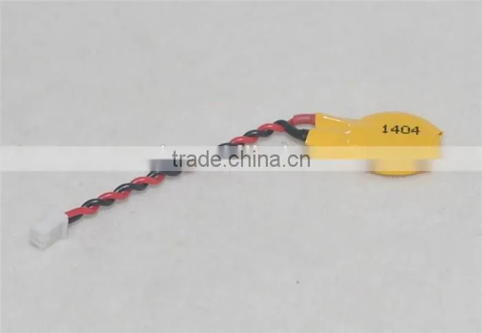 CMOS battery 3V Maxell ML1220 rechargeable button cell with leads and connector
