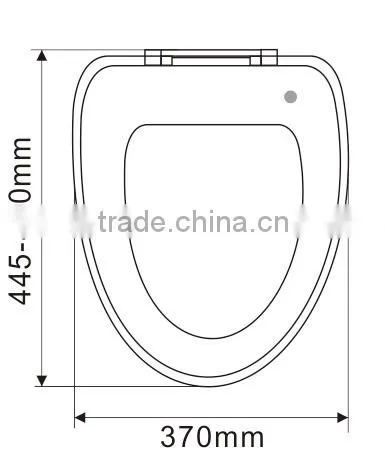 Soft close chinese wholesale plastic water closet seat price