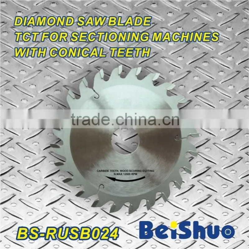 BS-RUSB024 TCT Diamond circular saw blade with conical teeth