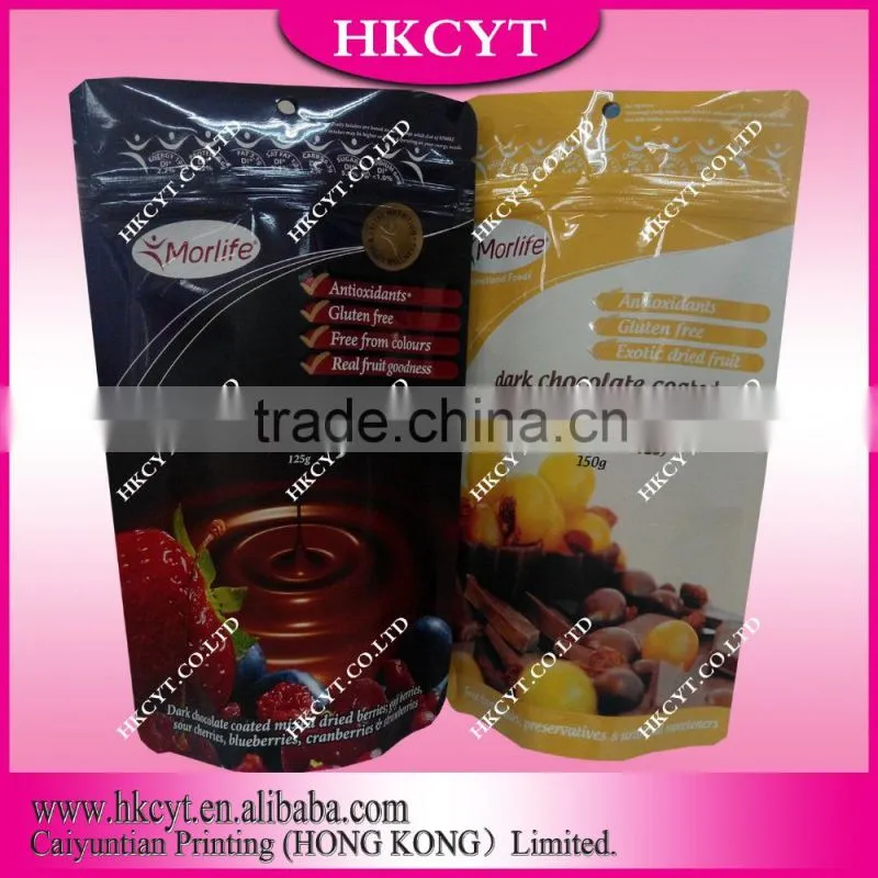 plastic zipper bag for food packaging